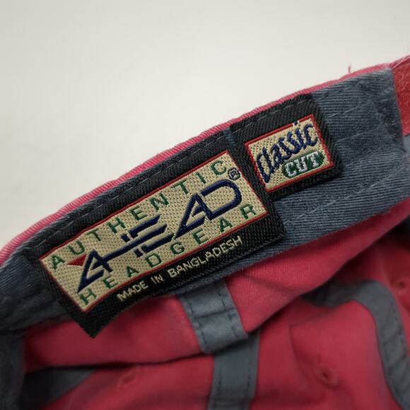 Siesta Key Beach Relax Baseball Cap Red One Size Adjustable Classic Cut Ahead - Picture 9 of 9